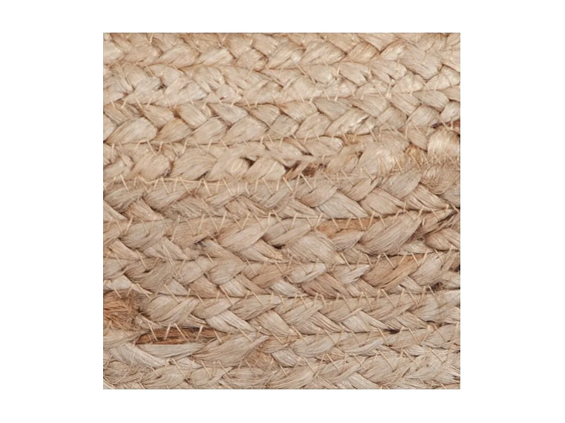 Pouf rond en jute D45 cm - Roanne