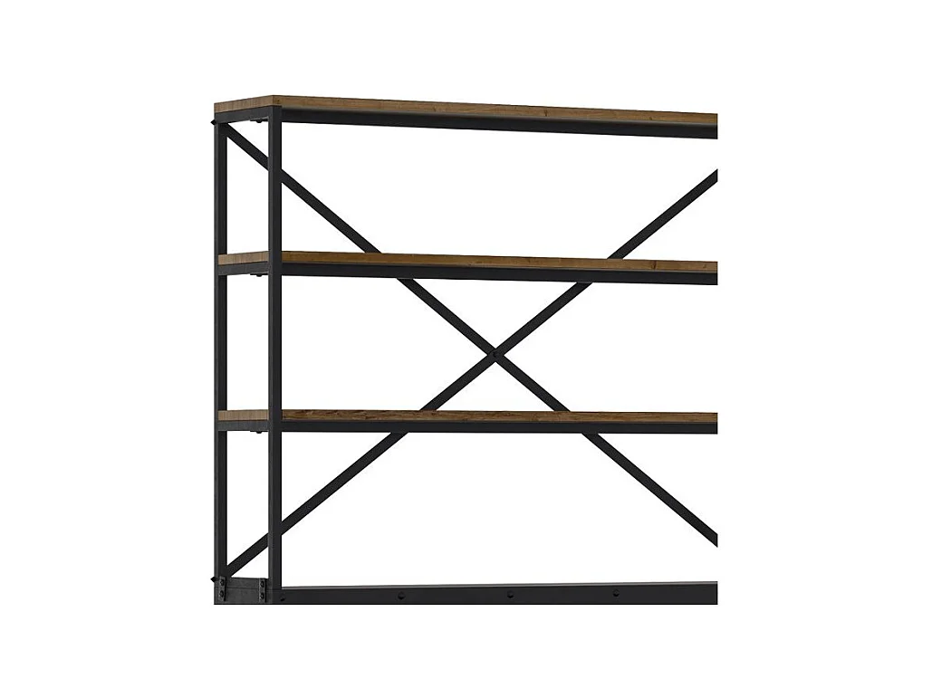 Libreria in legno e metallo 160 cm - Goa