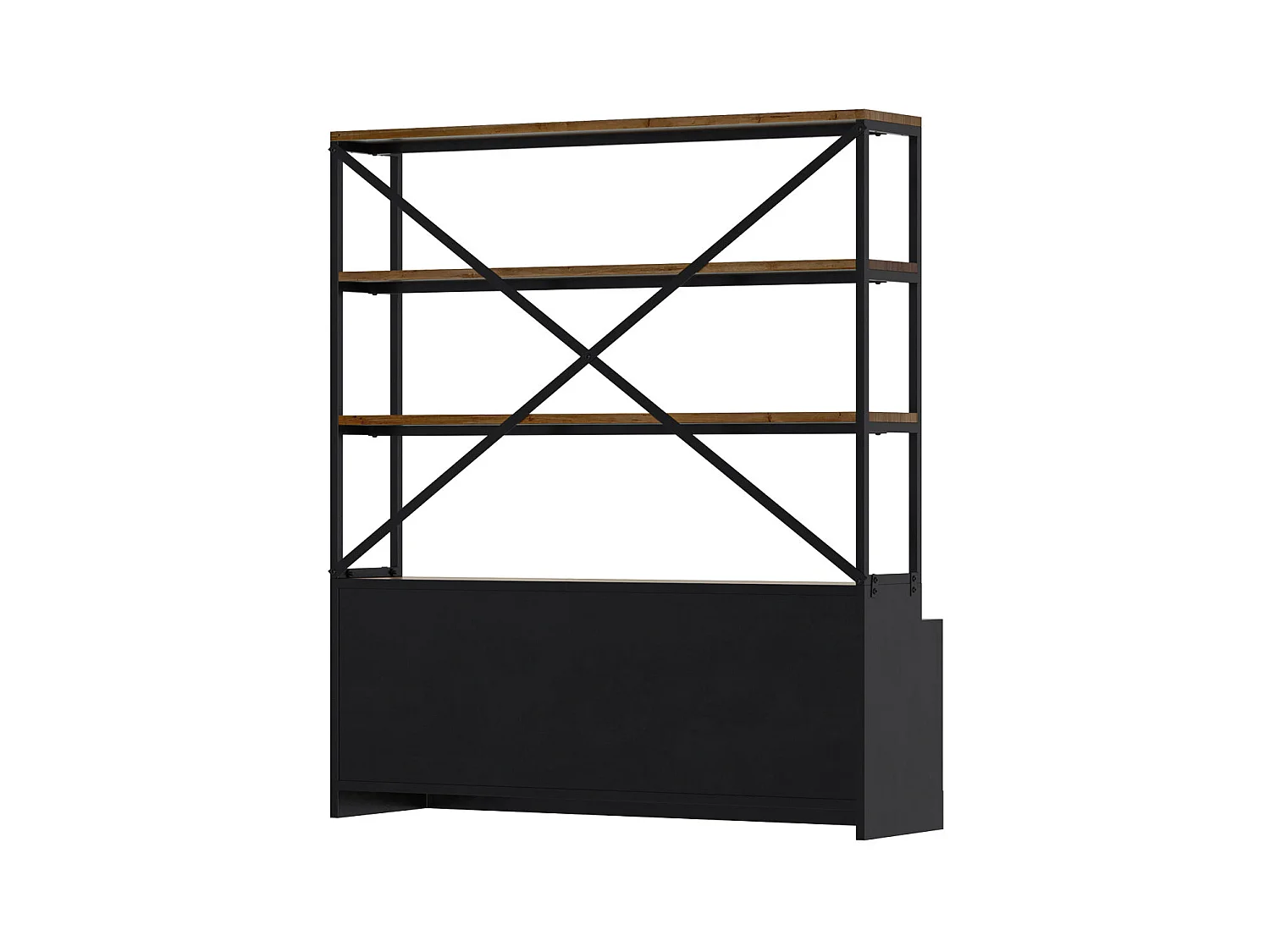 Libreria in legno e metallo 160 cm - Goa