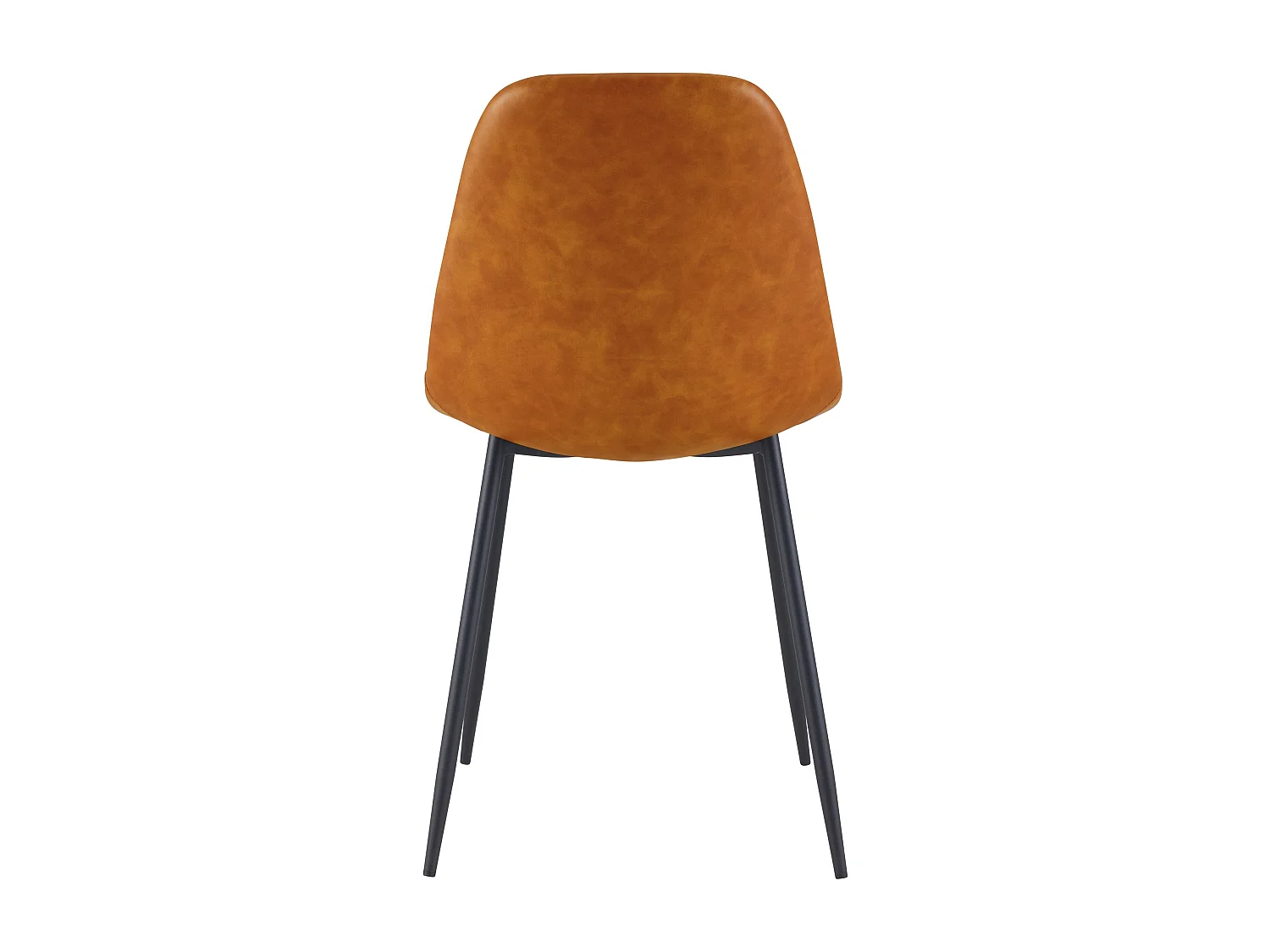 Set di 2 sedie in pelle sintetica cammello - Henrik