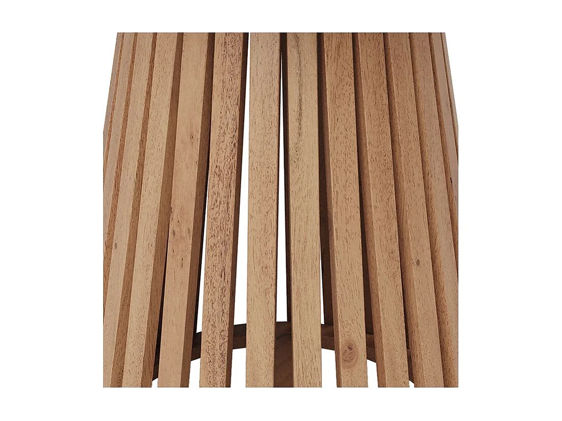 Tavolino rotondo in legno di acacia 50 cm - Képès