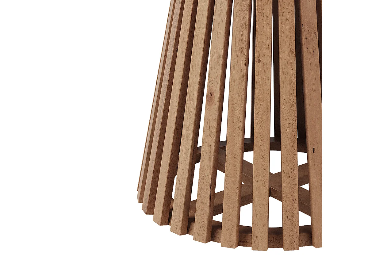 Tavolino rotondo in legno di acacia 50 cm - Képès