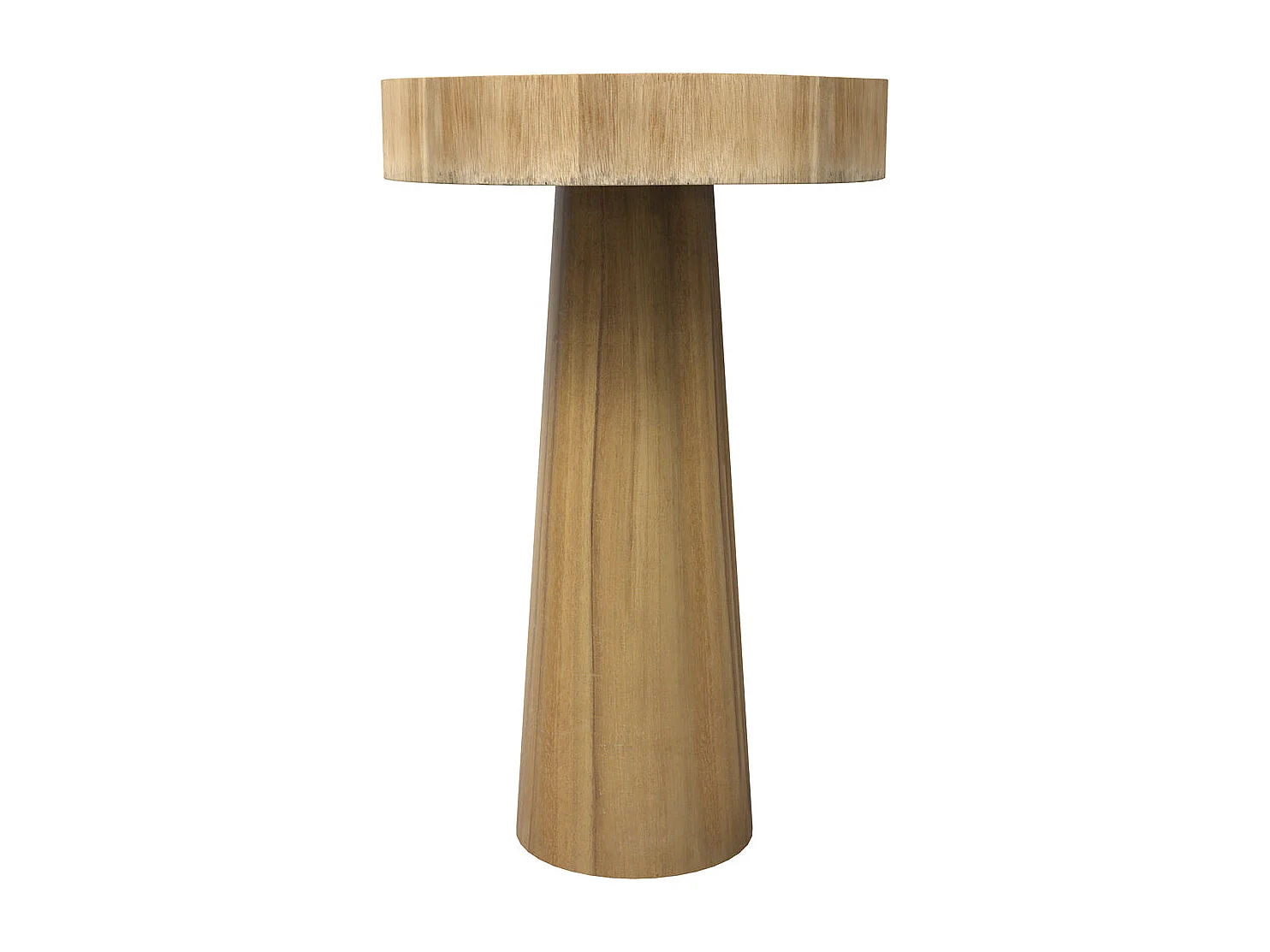 Tavolino rotondo in legno di suar D35 cm - Janah