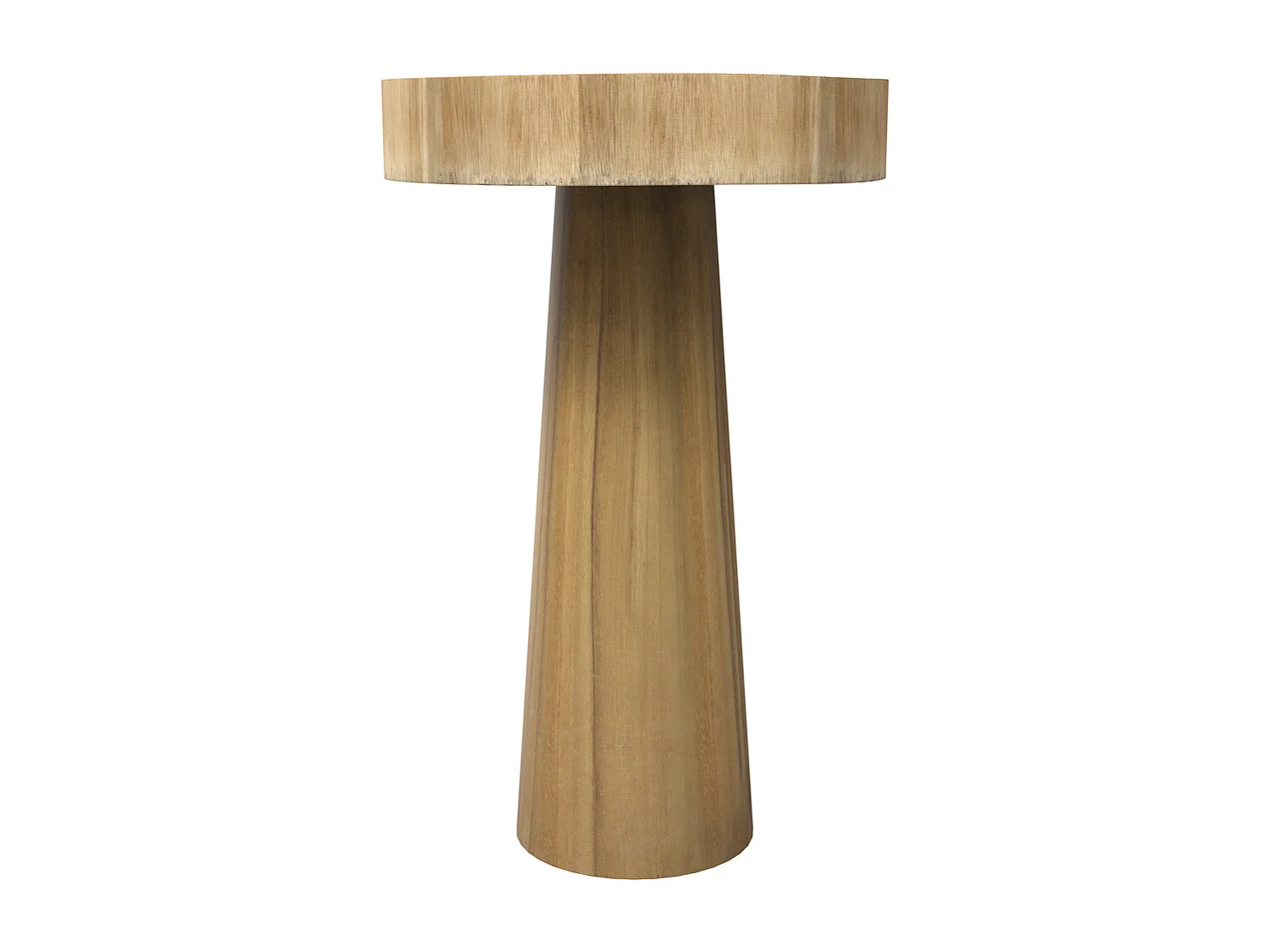 Tavolino rotondo in legno di suar D35 cm - Janah