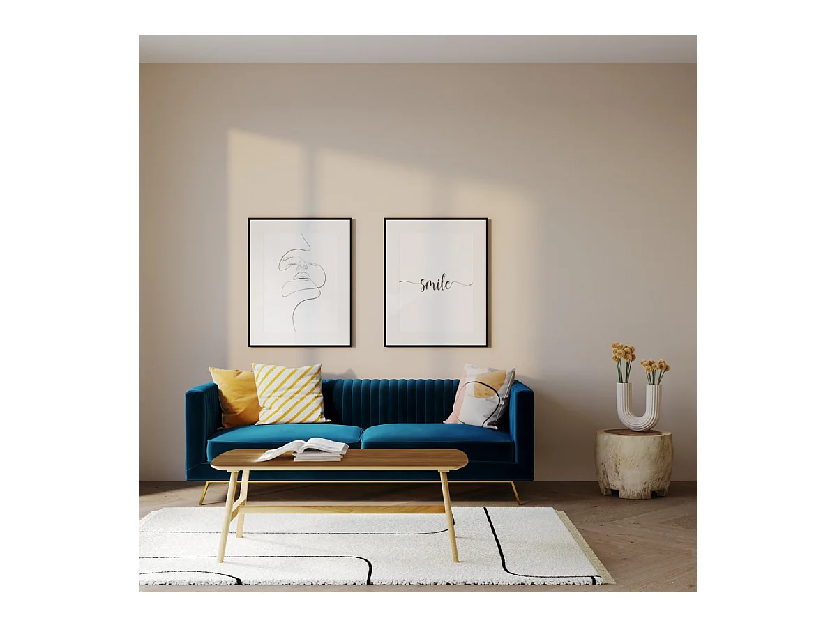 Tavolino rotondo in legno di suar D50cm - Toha