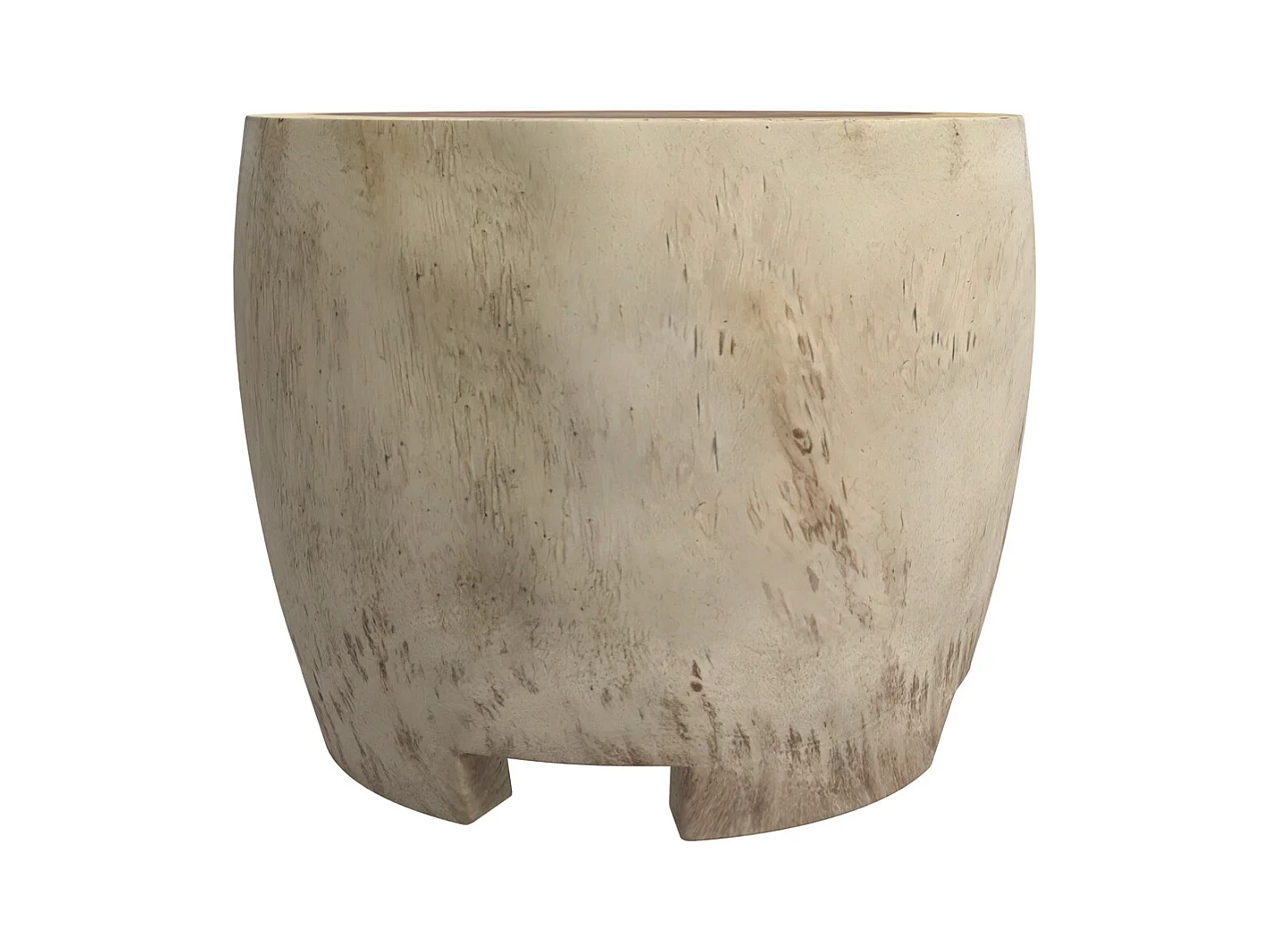 Tavolino rotondo in legno di suar D50cm - Toha