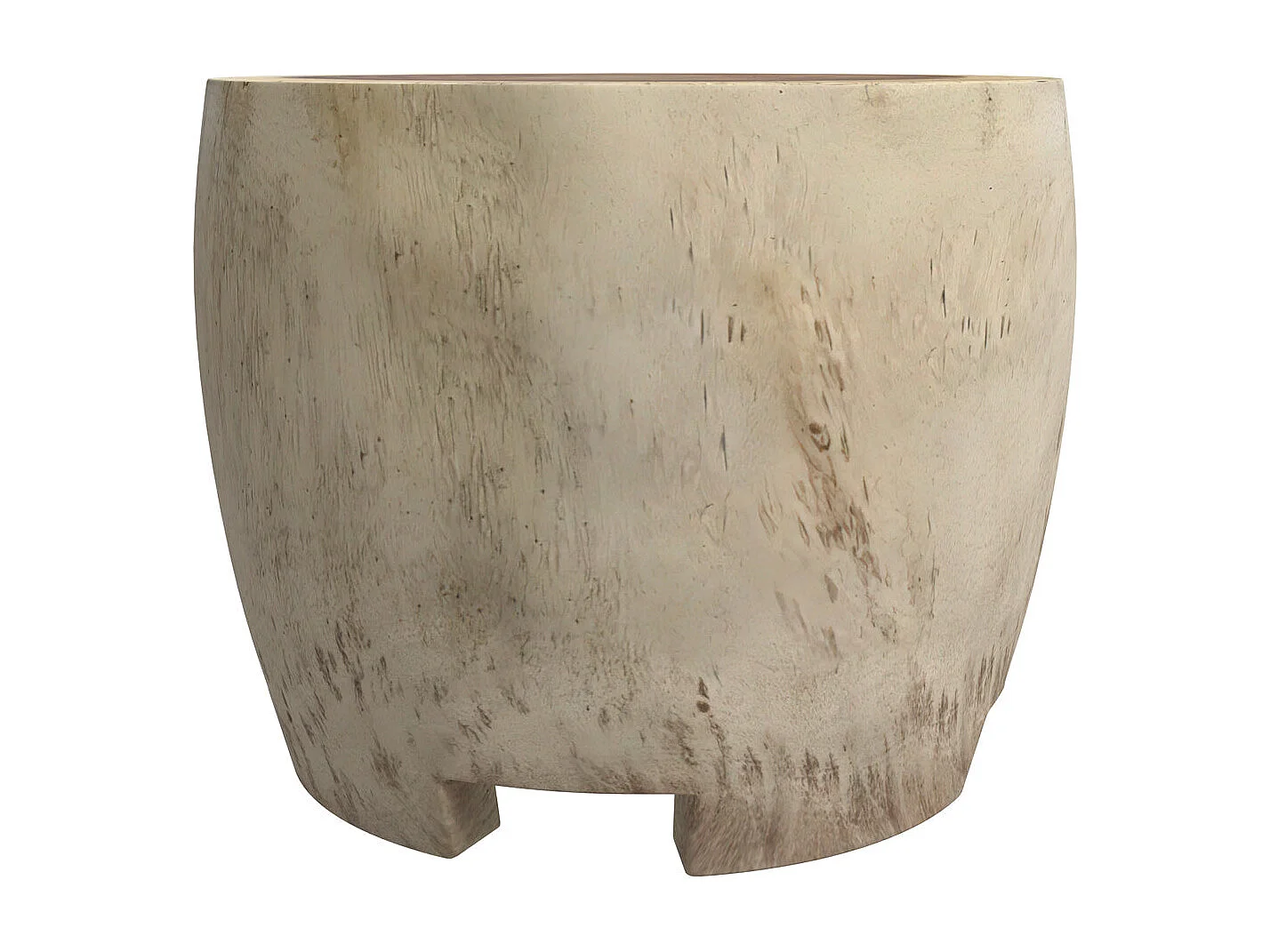 Table d'appoint ronde en bois de suar D50 cm - Toha