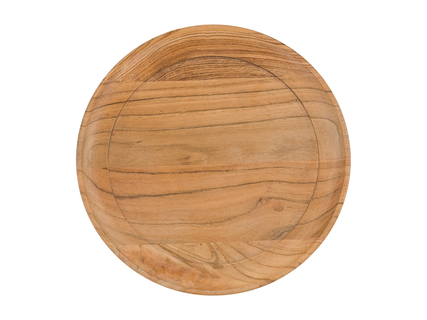 Table d'appoint ronde en bois et métal (lot de 2) - Yaca