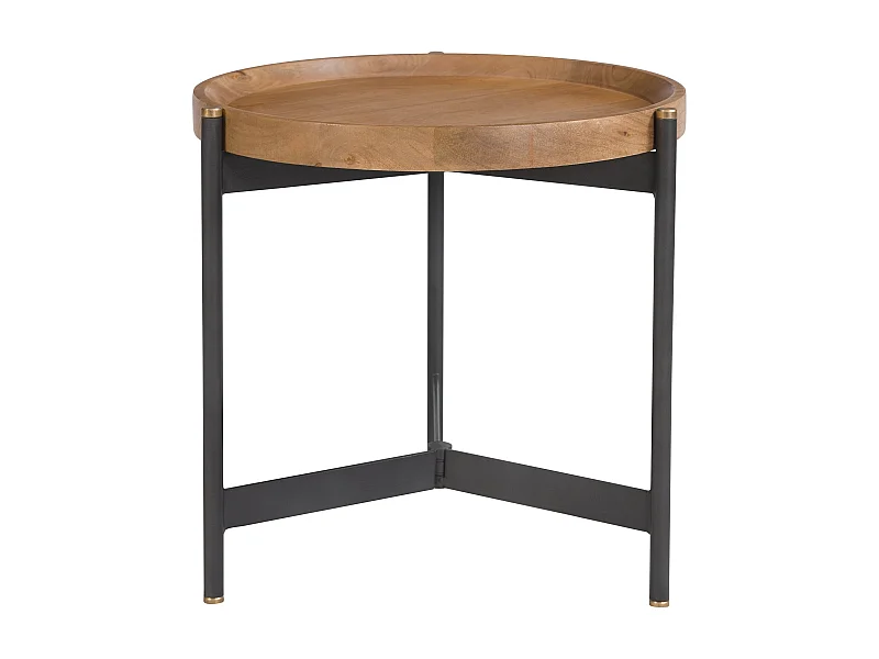 Tavolino rotondo in legno - Carter