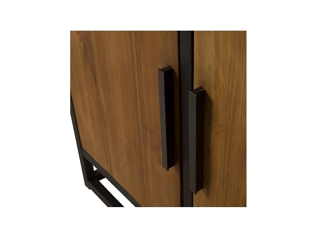 Etagère en bois de cèdre recyclé et métal - Raffi