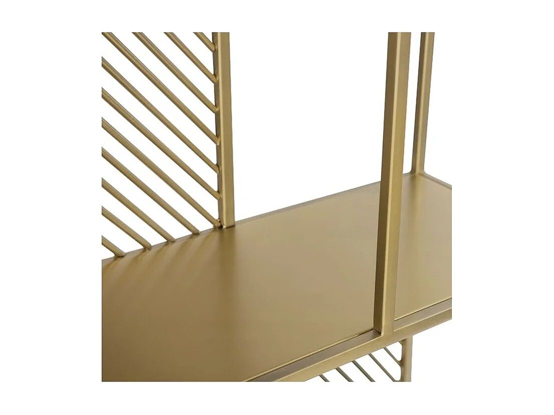 Etagère 5 niveaux en métal et verre - Camus