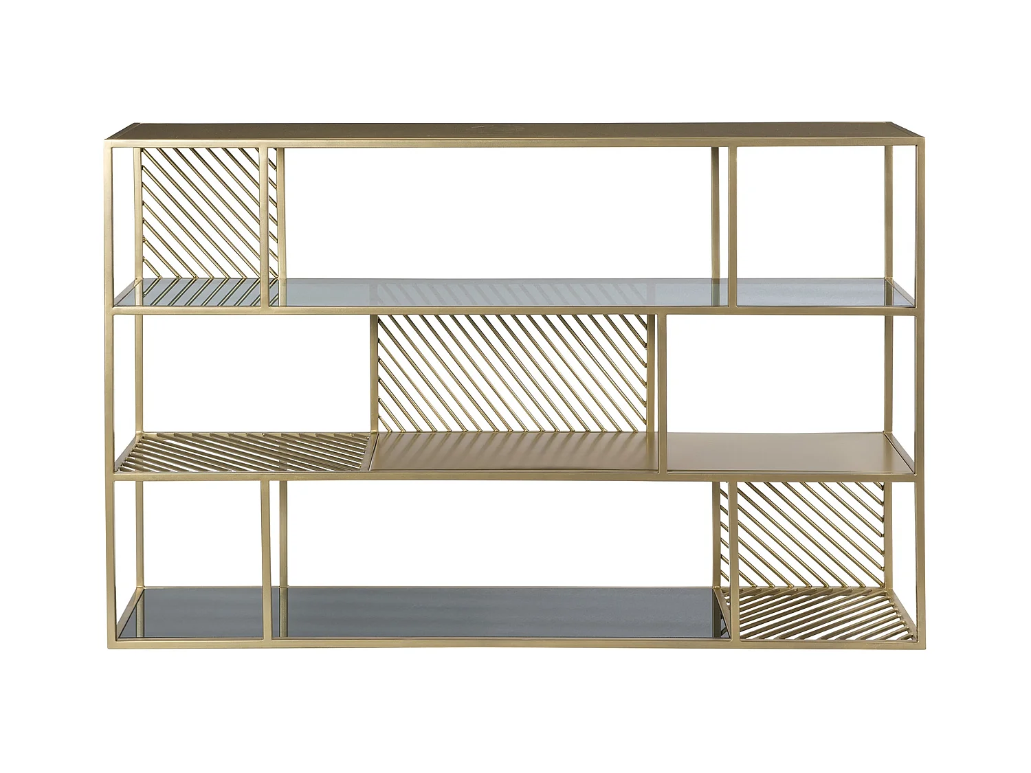 Estantería de metal y cristal de 3 niveles - Camus