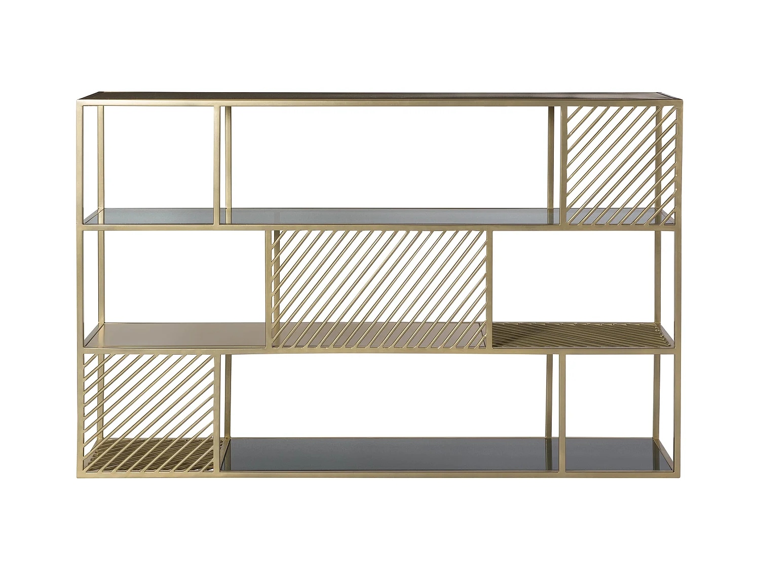 Estantería de metal y cristal de 3 niveles - Camus