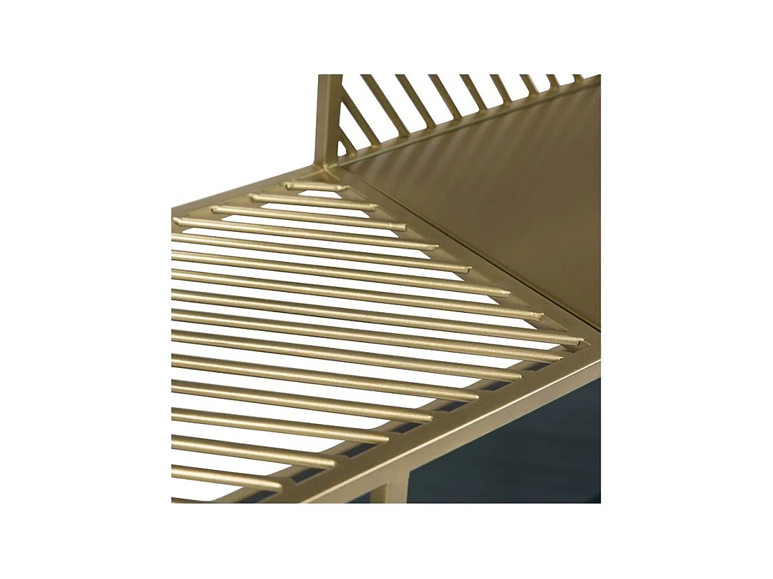 Estantería de metal y cristal de 3 niveles - Camus