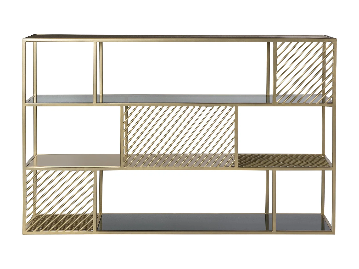 Estantería de metal y cristal de 3 niveles - Camus