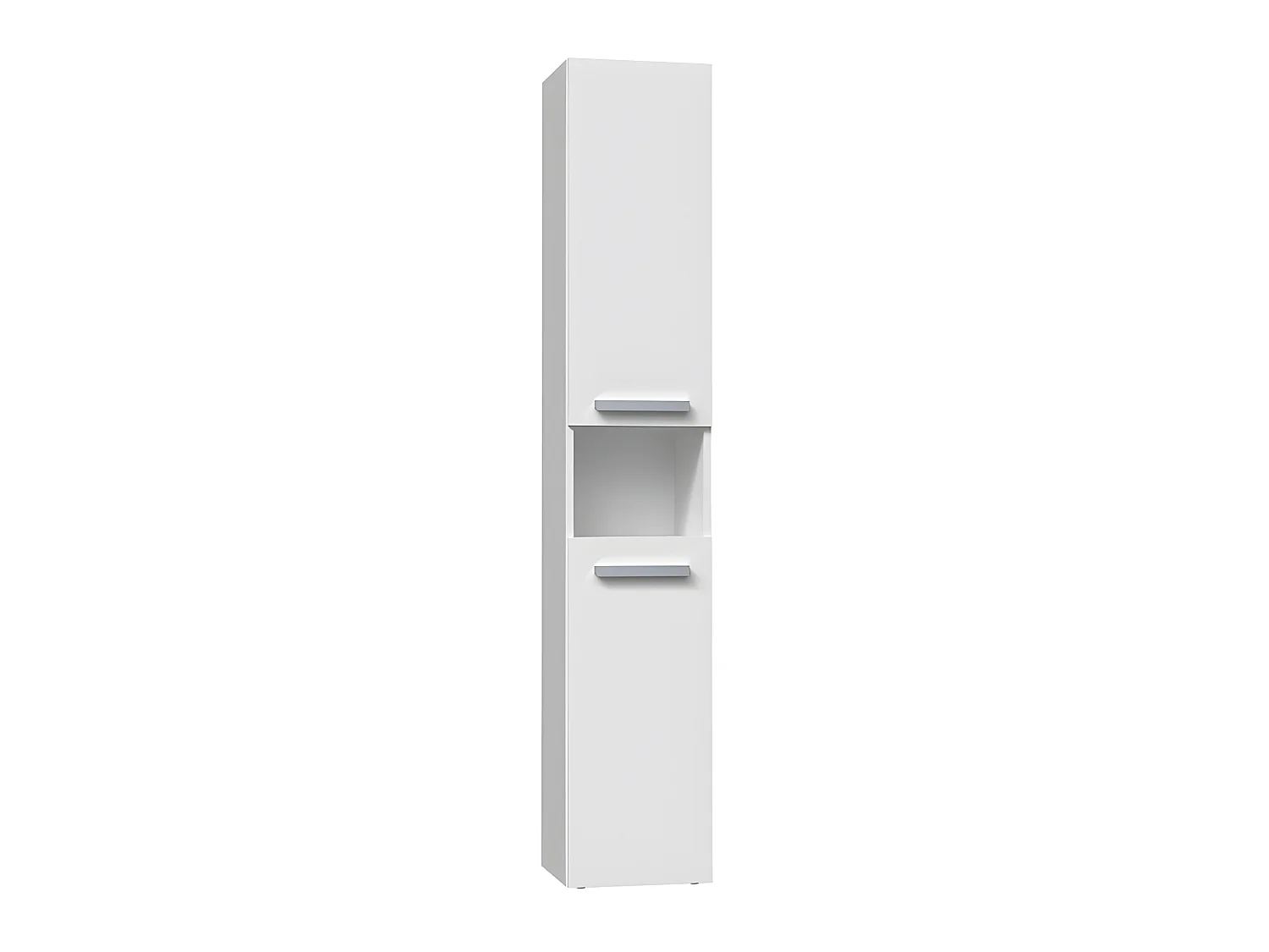 LUANA - Meuble salle de bain 2 portes - Dimensions 31x30x174 cm - Colonne rangement SDB