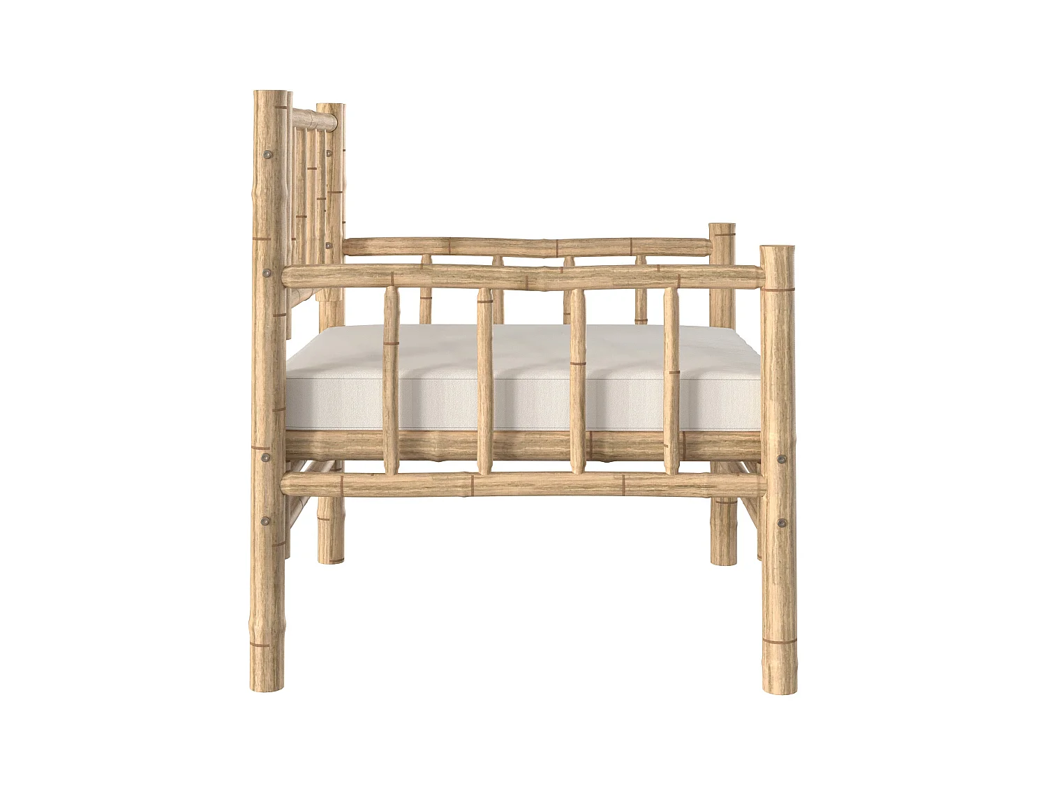 Fauteuil de jardin en bambou naturel - Vadella