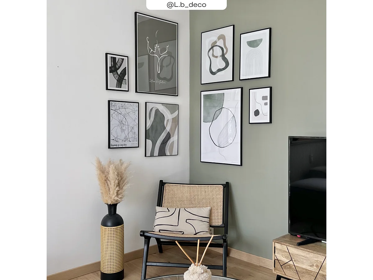 Sillón de teca negra y ratán natural - Kilka