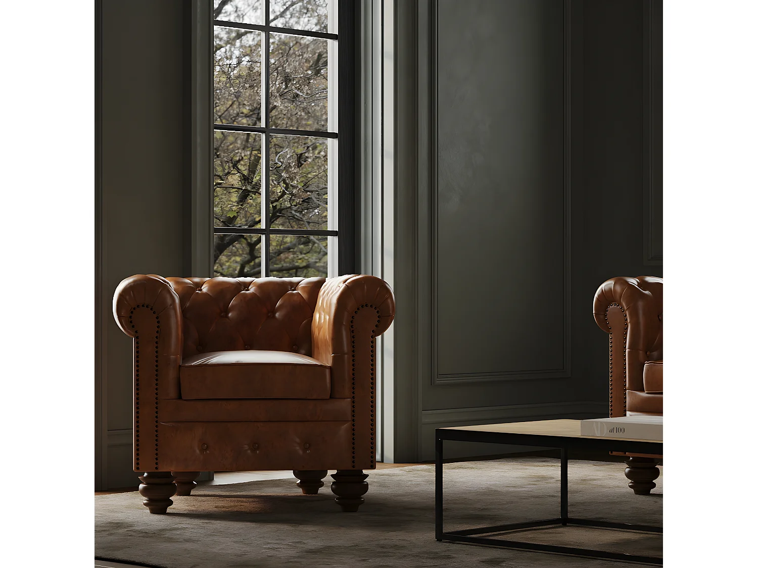 Fauteuil Chesterfield