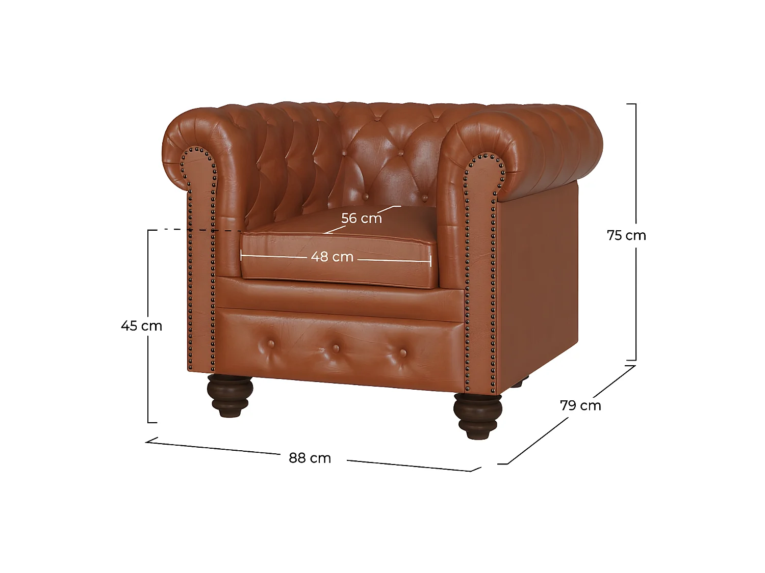 Fauteuil Chesterfield