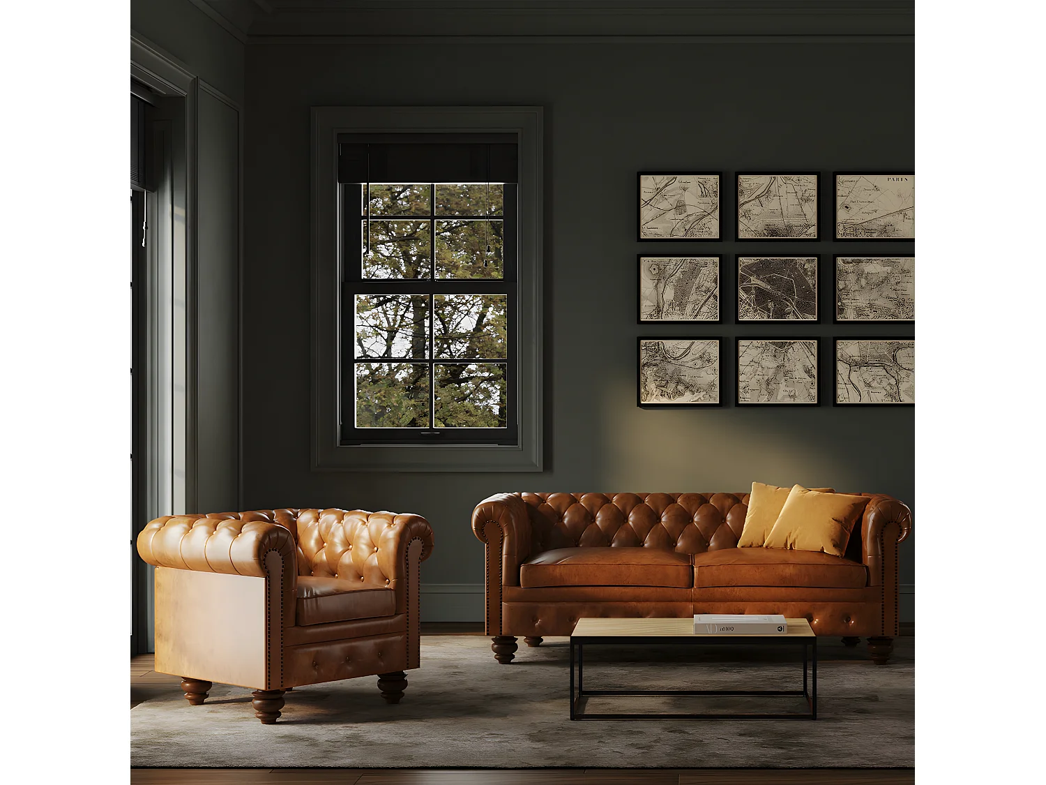 Fauteuil Chesterfield