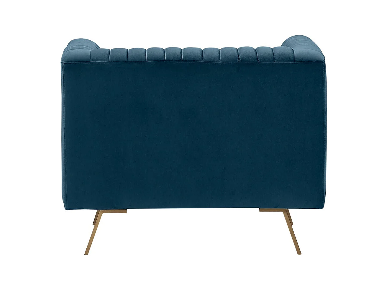 Sillón de terciopelo azul oscuro - Gatsby
