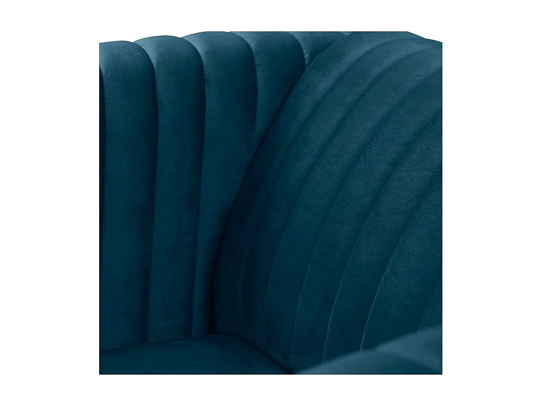 Sillón de terciopelo azul oscuro - Gatsby