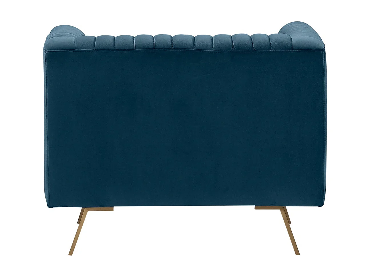 Sillón de terciopelo azul oscuro - Gatsby