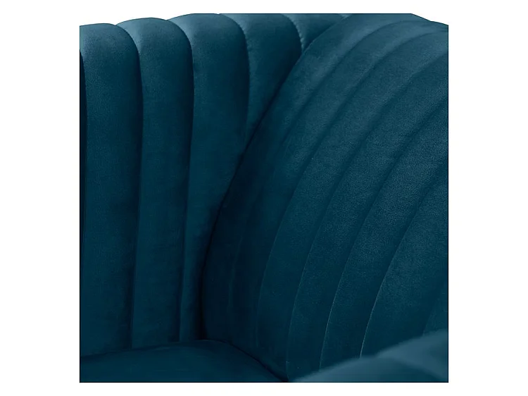 Sillón de terciopelo azul oscuro - Gatsby