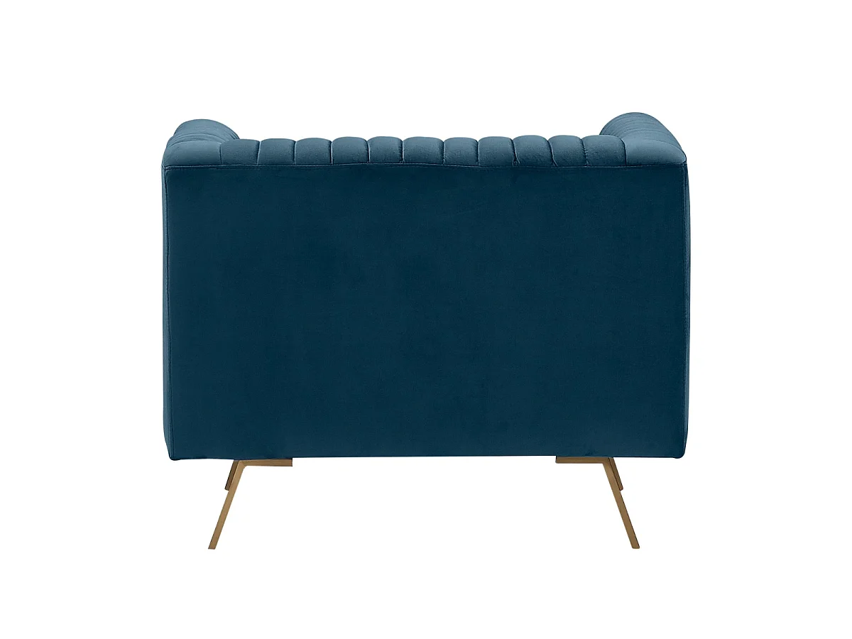 Sillón de terciopelo azul oscuro - Gatsby