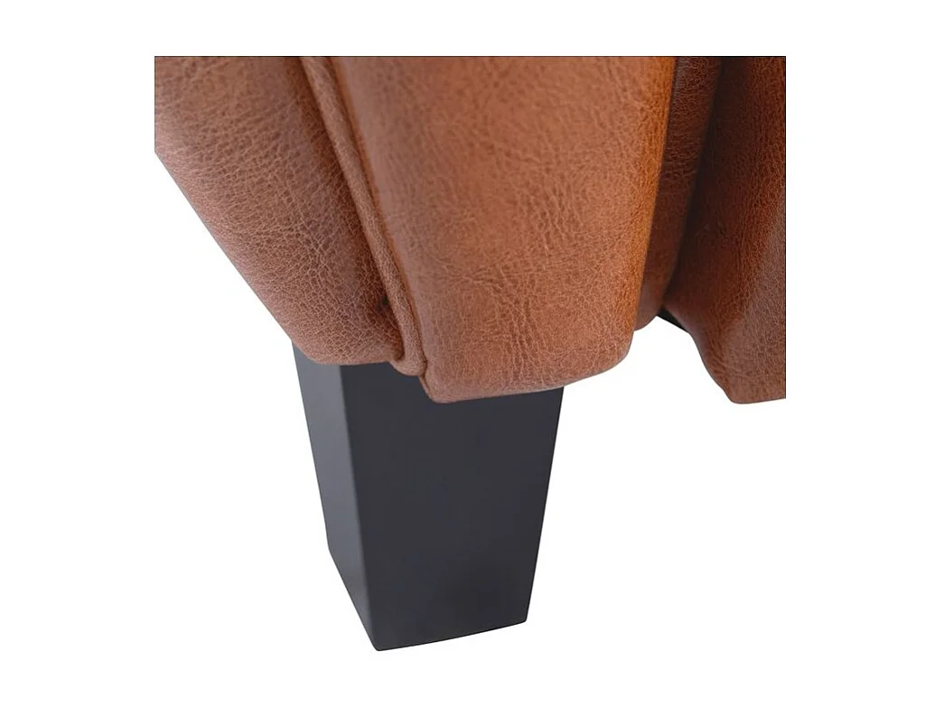 Poltrona Camel in pelle rivestita - Club