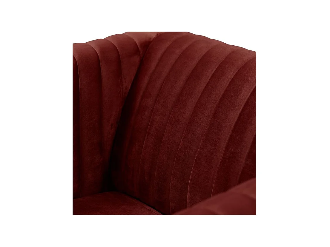 Sillón en terciopelo burdeos - Gatsby