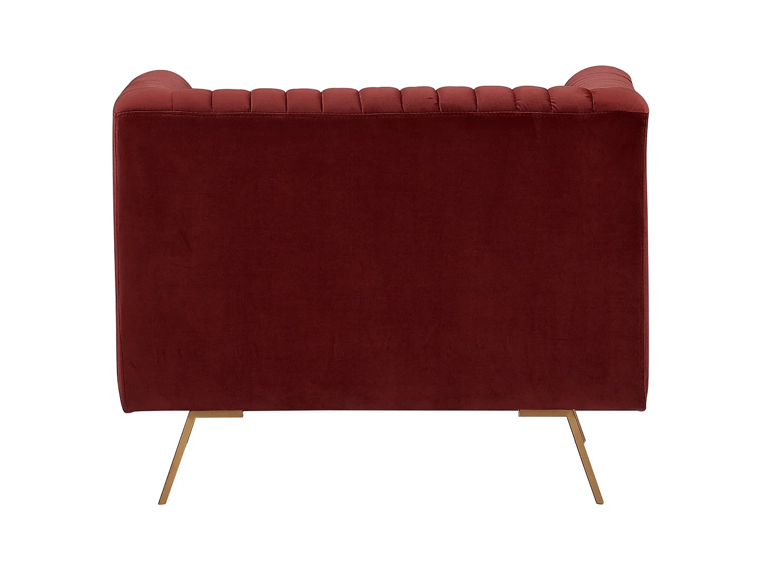 Sillón en terciopelo burdeos - Gatsby