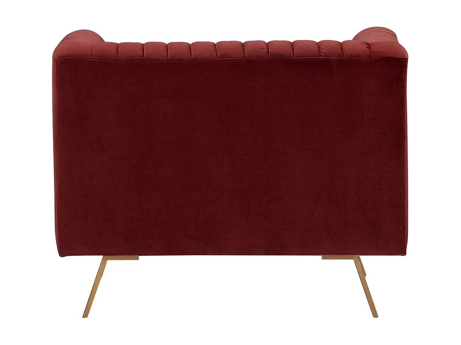 Poltrona in velluto Bordeaux - Gatsby