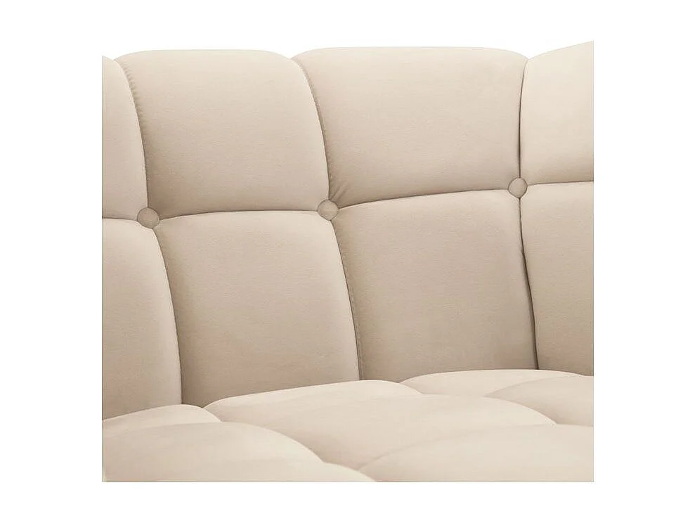 Poltrona in velluto beige - Mona