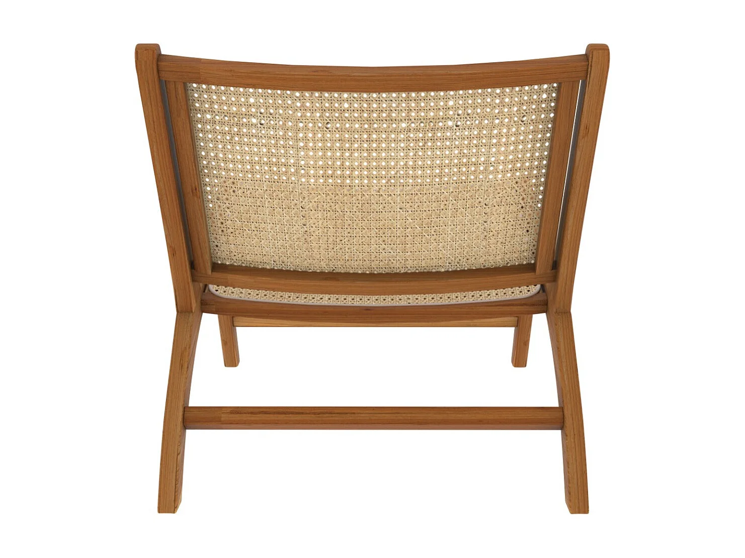 Sillón de teca y ratán natural - Kilka