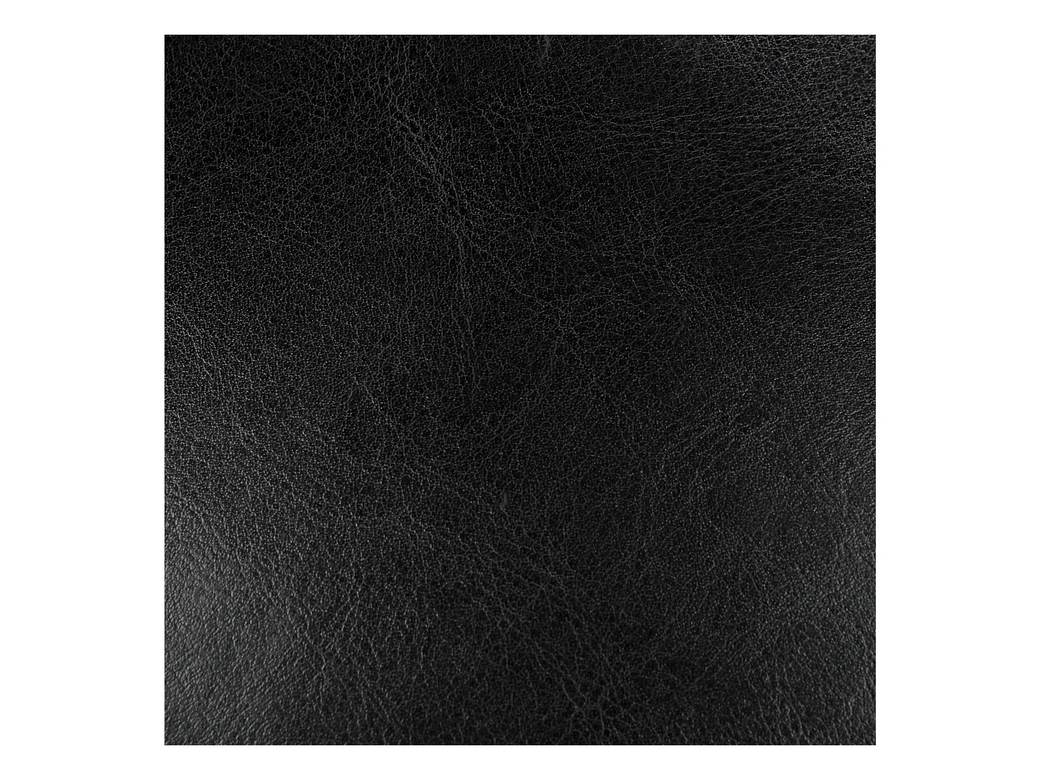 Sillón negro de cuero revestido - Club