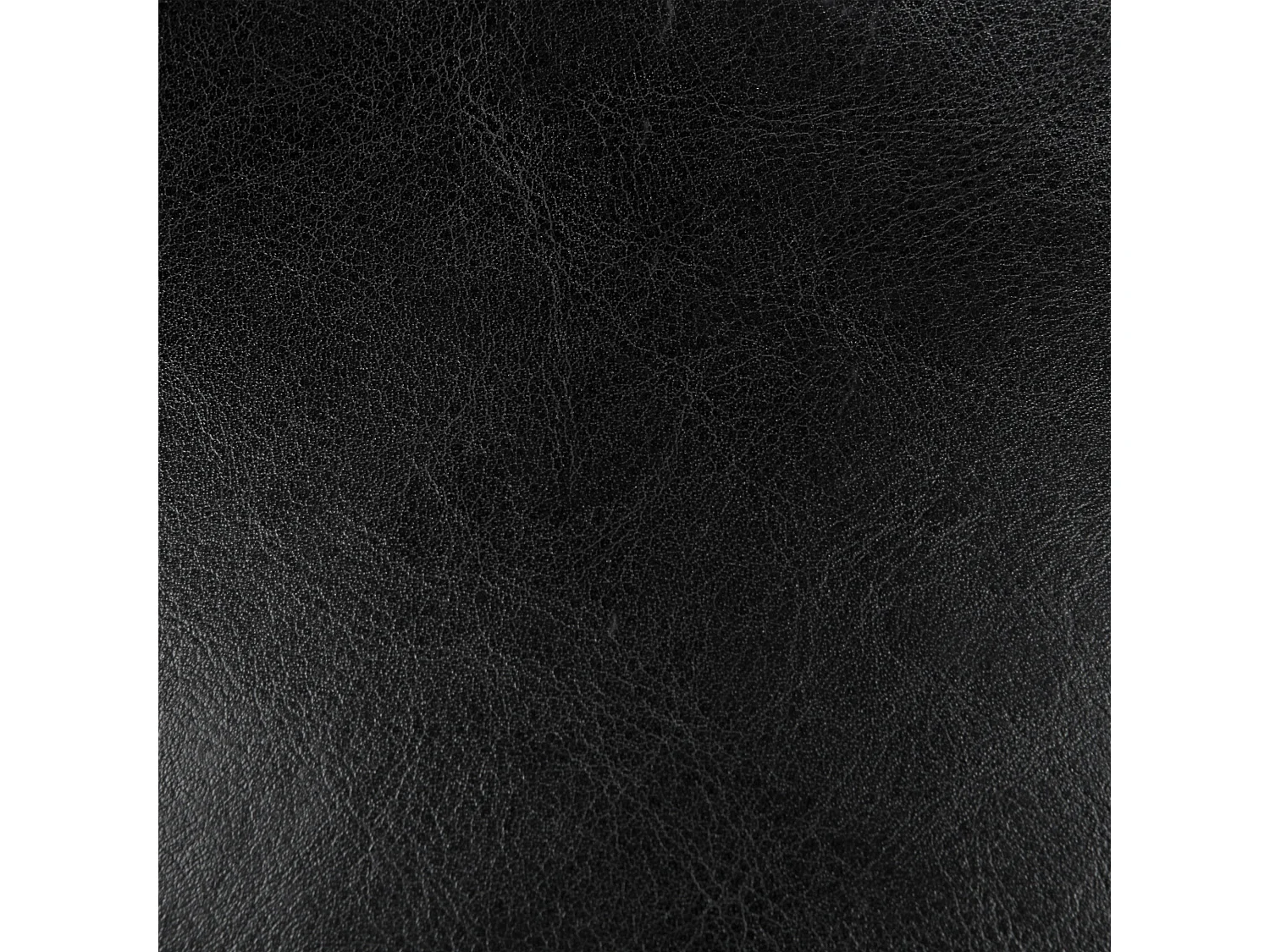 Sillón negro en cuero tostado sintético - Club