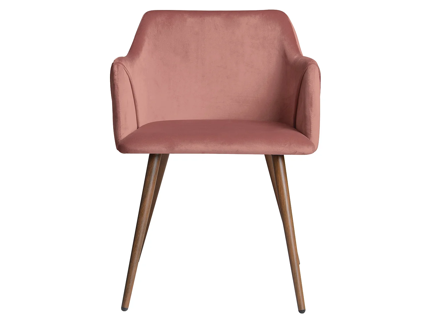 Set di 2 sedie con braccioli in velluto rosa - Daisy