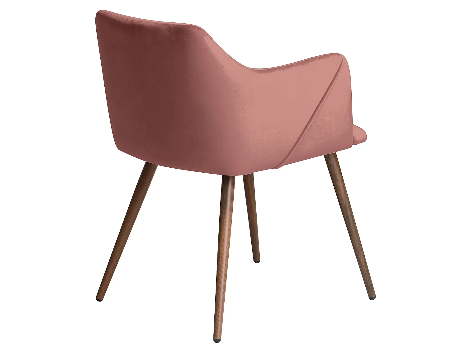 Set di 2 sedie con braccioli in velluto rosa - Daisy