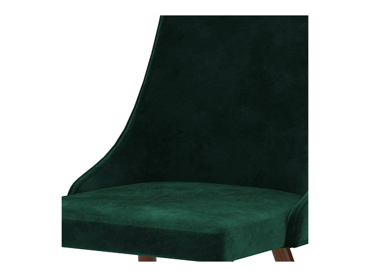 Lot de 2 chaises en velours vert - Vinni