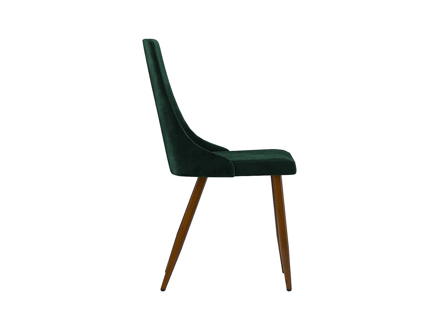 Lot de 2 chaises en velours vert - Vinni