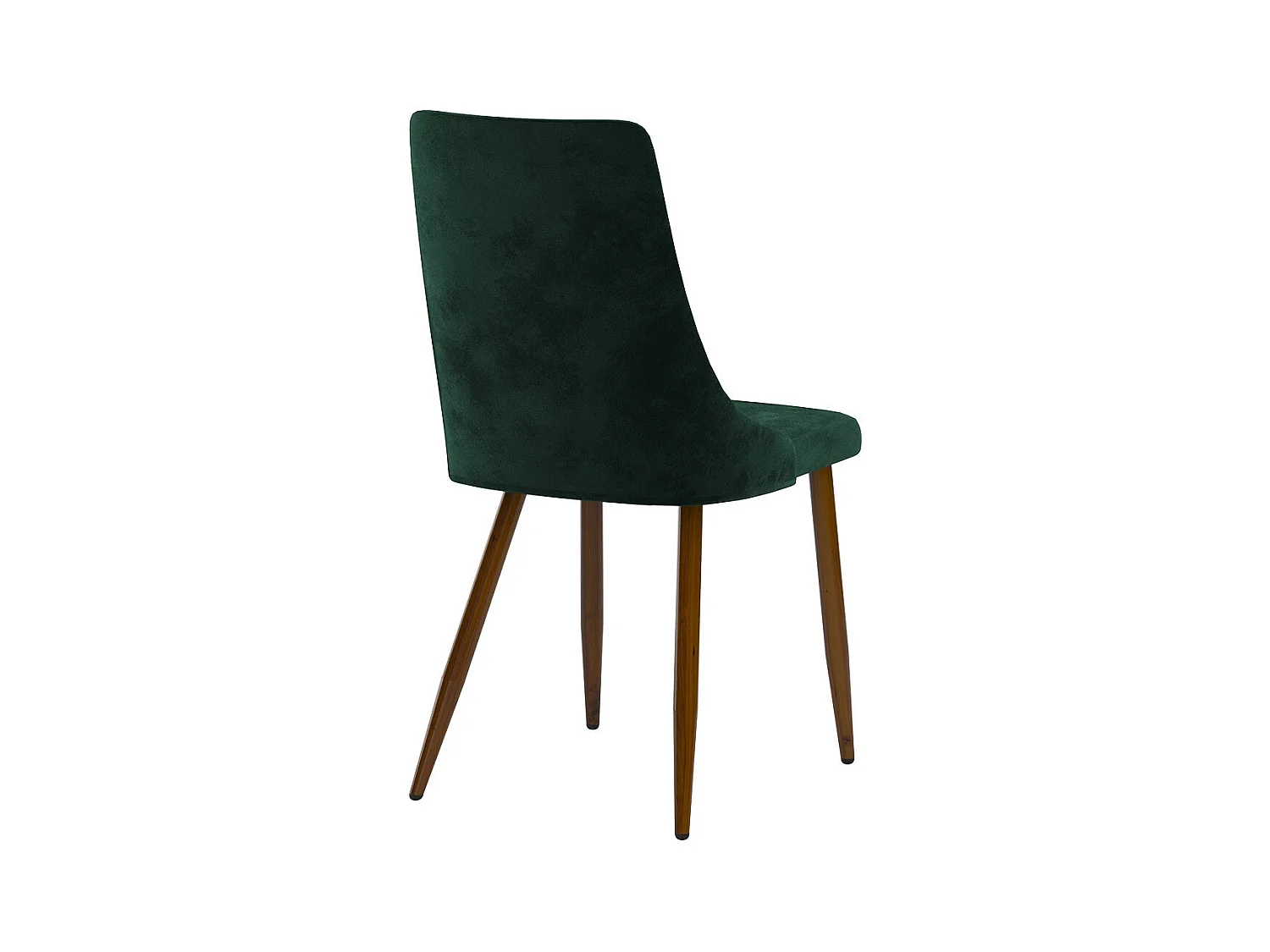 Lot de 2 chaises en velours vert - Vinni