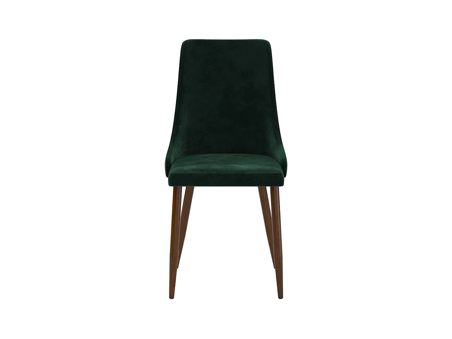 Lot de 2 chaises en velours vert - Vinni