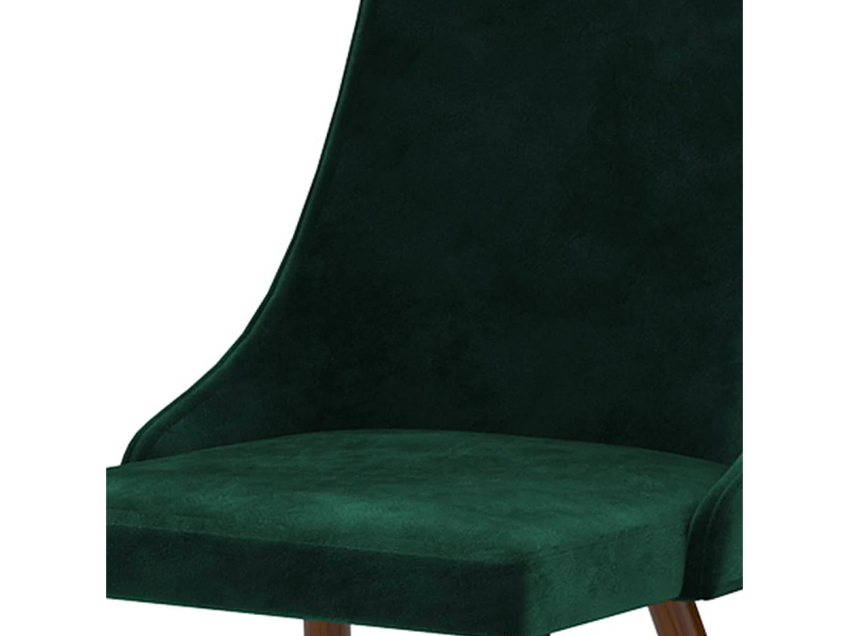 Lot de 2 chaises en velours vert - Vinni