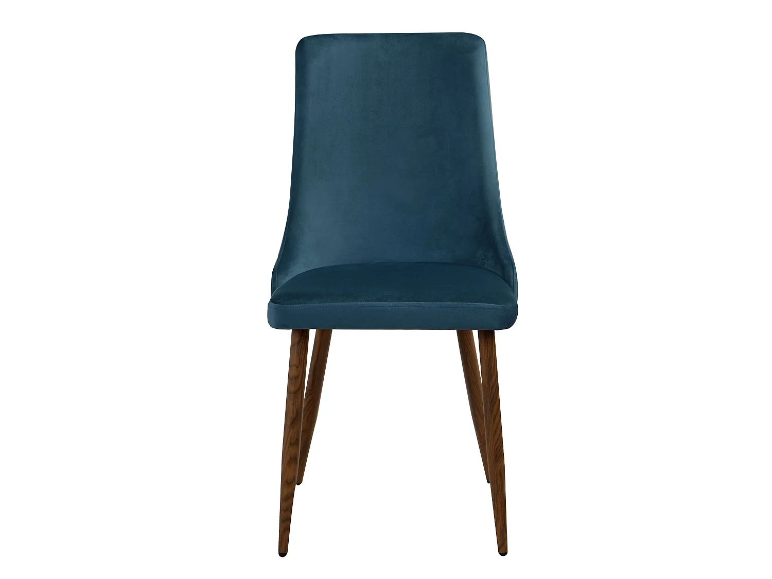 Set di 2 sedie in velluto blu - Vinni