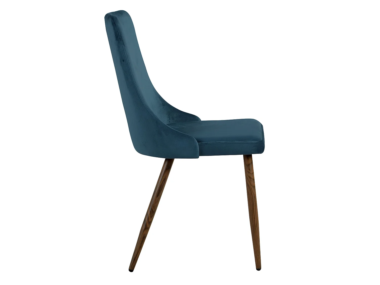 Set di 2 sedie in velluto blu - Vinni