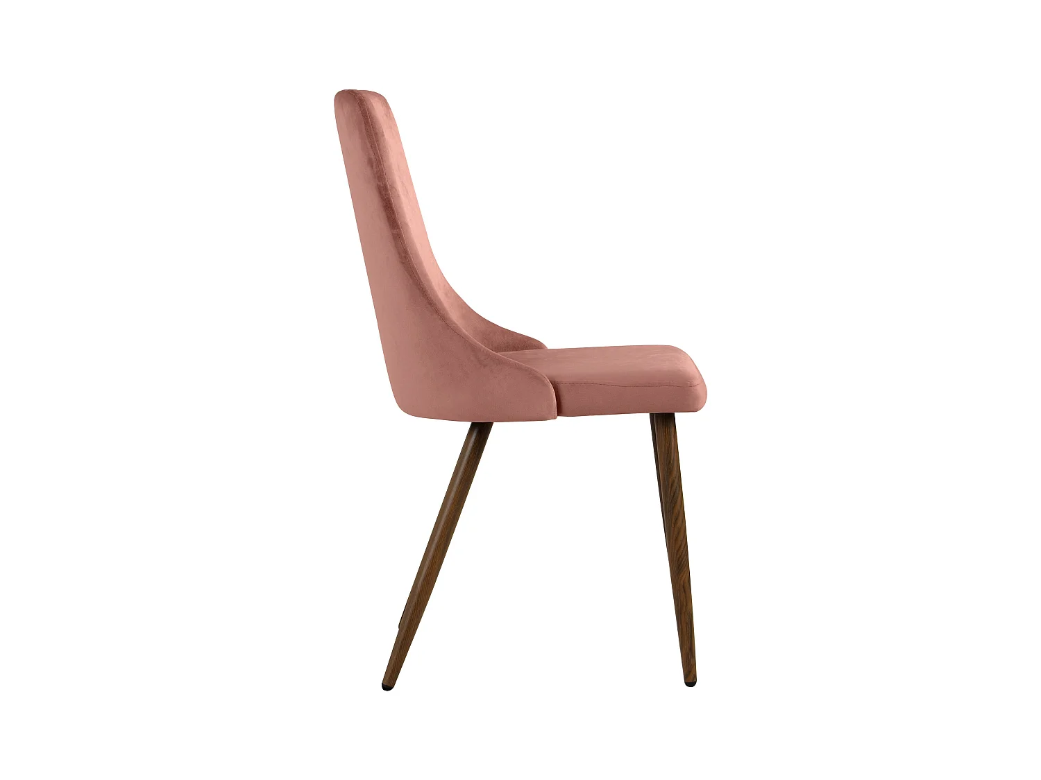 Set de 2 sillas de terciopelo rosa - Vinni