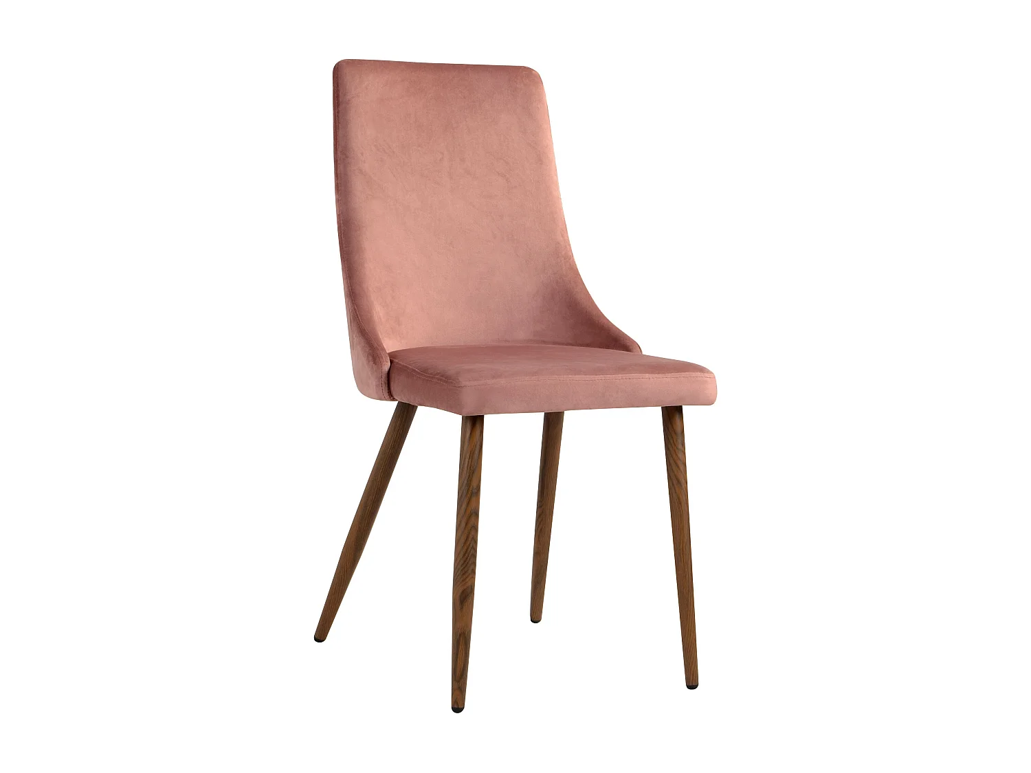Lot de 2 chaises en velours rose - Vinni