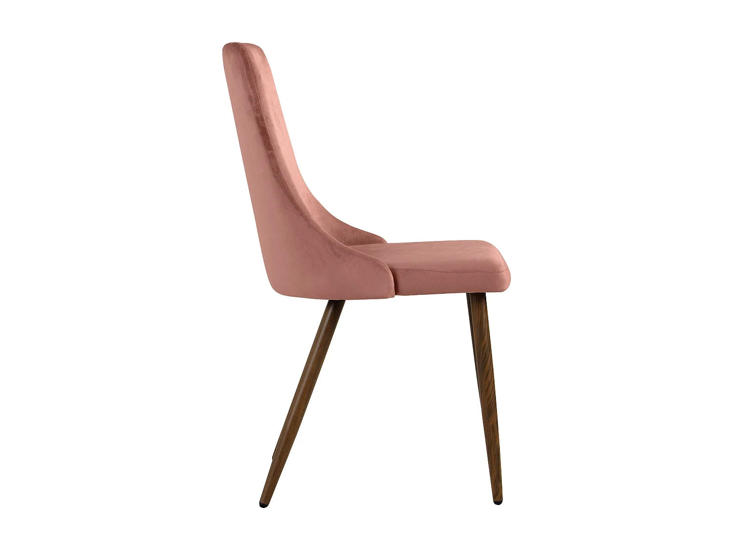 Set de 2 sillas de terciopelo rosa - Vinni